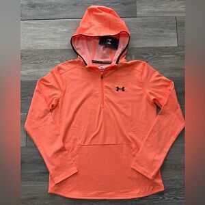 Under Armour 1/4 Zip Pullover Hoodie Size Youth Large
